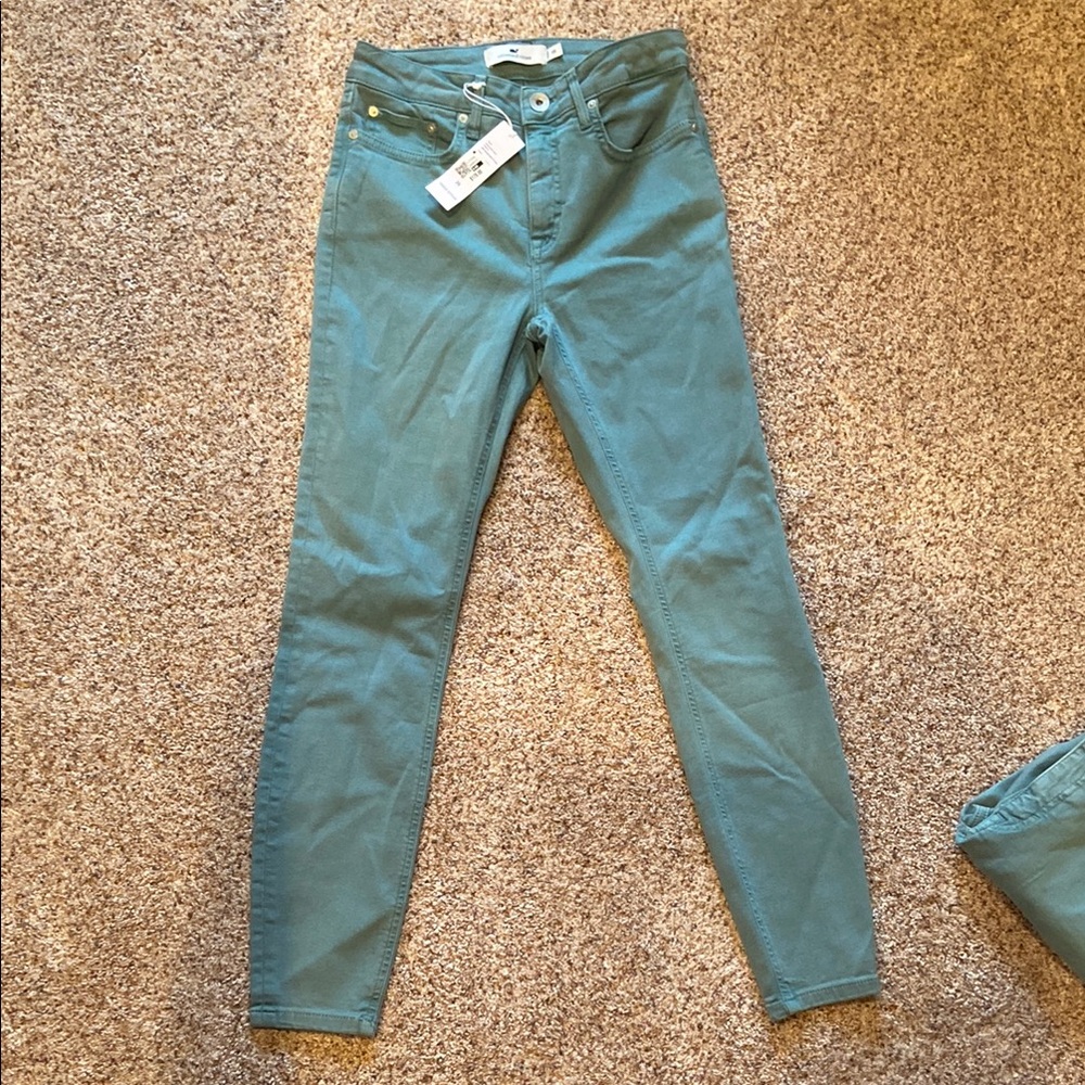 Teal Skinny Jeans